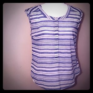 Merona striped sleevless shirt
